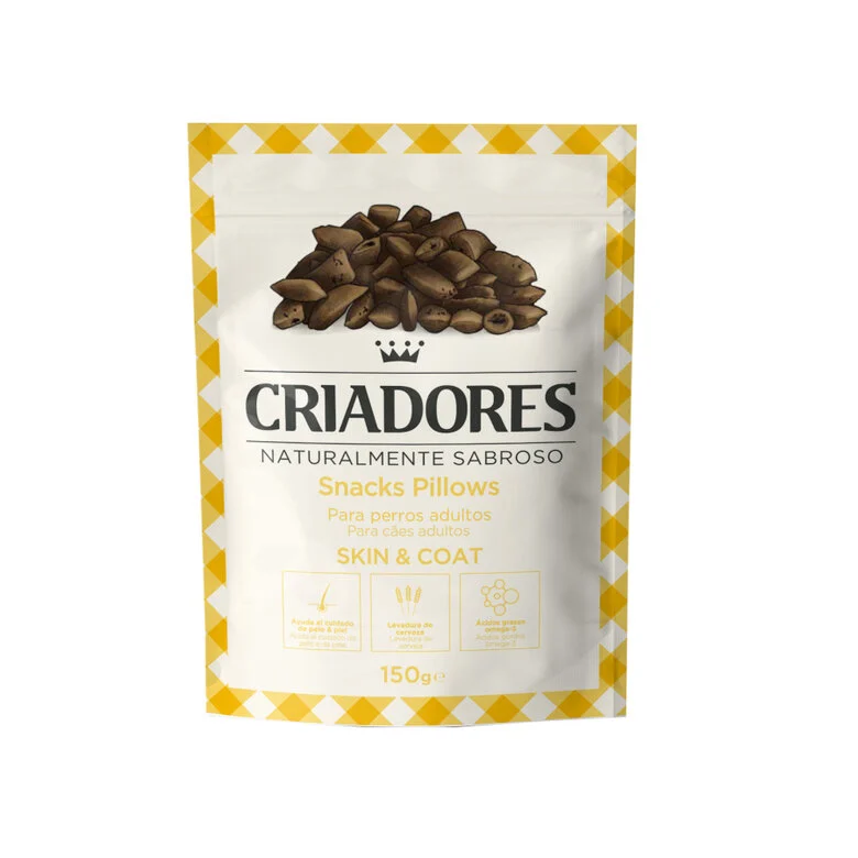 150 g Criadores Skin & Coat Snacks para cães ,  Imagem número 1 150 g Criadores Skin & Coat Snacks para cães , , large Imagem número 1